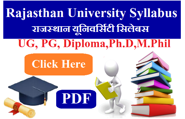 Rajasthan University Syllabus 2024 Pdf Download - राजस्थान यूनिवर्सिटी सिलेबस लिस्ट 