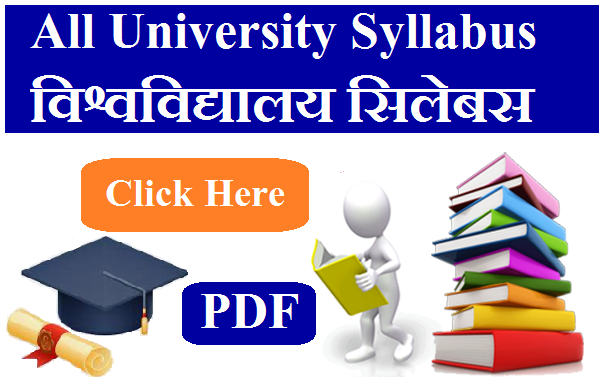 All University Syllabus 2023- विश्वविद्यालय सिलेबस 2023-24