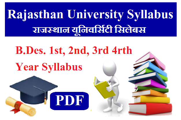 Rajasthan University B.Des Syllabus 2024 Pdf Download