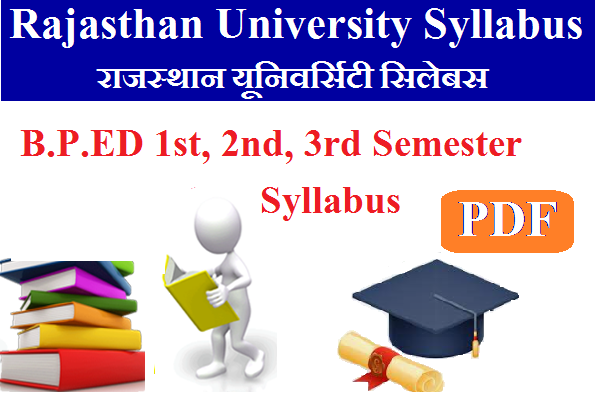 Rajasthan University B.P.ED Syllabus 2024 Pdf Download - राजस्थान यूनिवर्सिटी B.P.ED All Subject सिलेबस