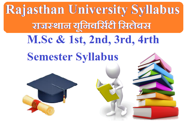 Rajasthan University M.Sc Syllabus Pdf Download - राजस्थान यूनिवर्सिटी M.Sc All Semester सिलेबस