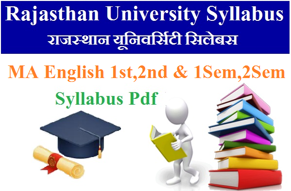 MA English Syllabus Rajasthan University 2024 Pdf Download - राजस्थान यूनिवर्सिटी MA English Subject सिलेबस