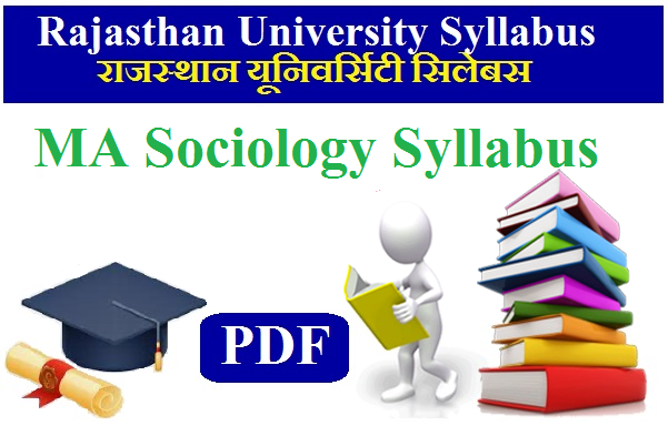 Rajasthan University MA Sociology Syllabus 2024 Pdf Download