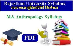 Rajasthan University MA Anthropology Syllabus 2023 Pdf Download